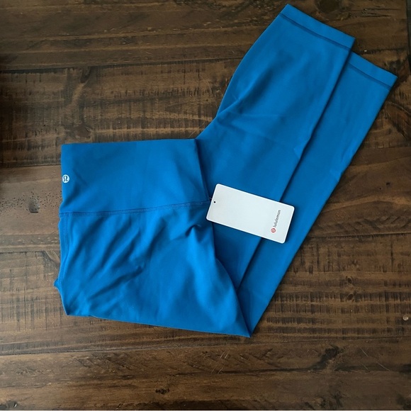 Lululemon 🍋 New 25” Everlux Tight / Leggings Wunder Train HR ~Capri Blue~ 16 - Picture 6 of 10